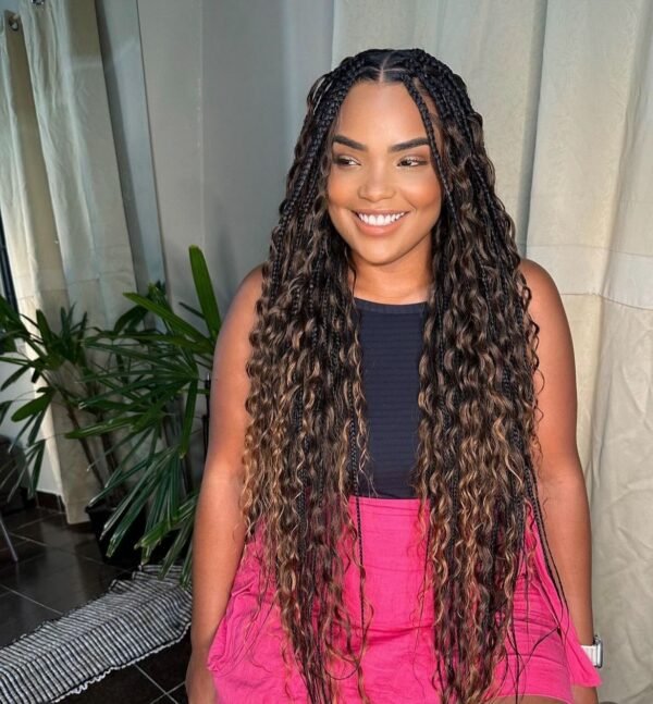 Human Hair Bulk Braiding Hair ( Boho et Knotless braids)