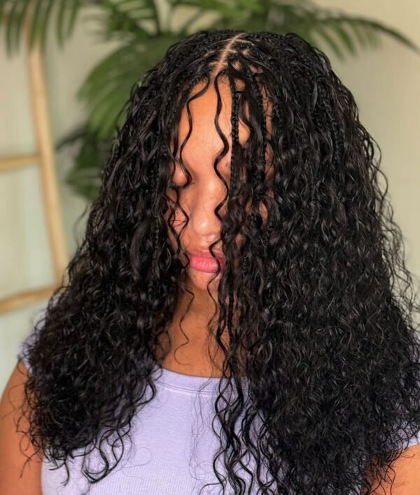 Human Hair Bulk Braiding Hair ( Boho et Knotless braids)