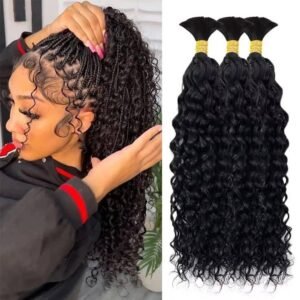 Human Hair Bulk Braiding Hair ( Boho et Knotless braids)