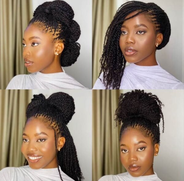 Premuim Human hair Afro Kinky Bulk