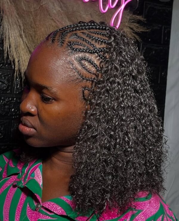 Human Hair Blend Bulk Braiding Hair (HHB)